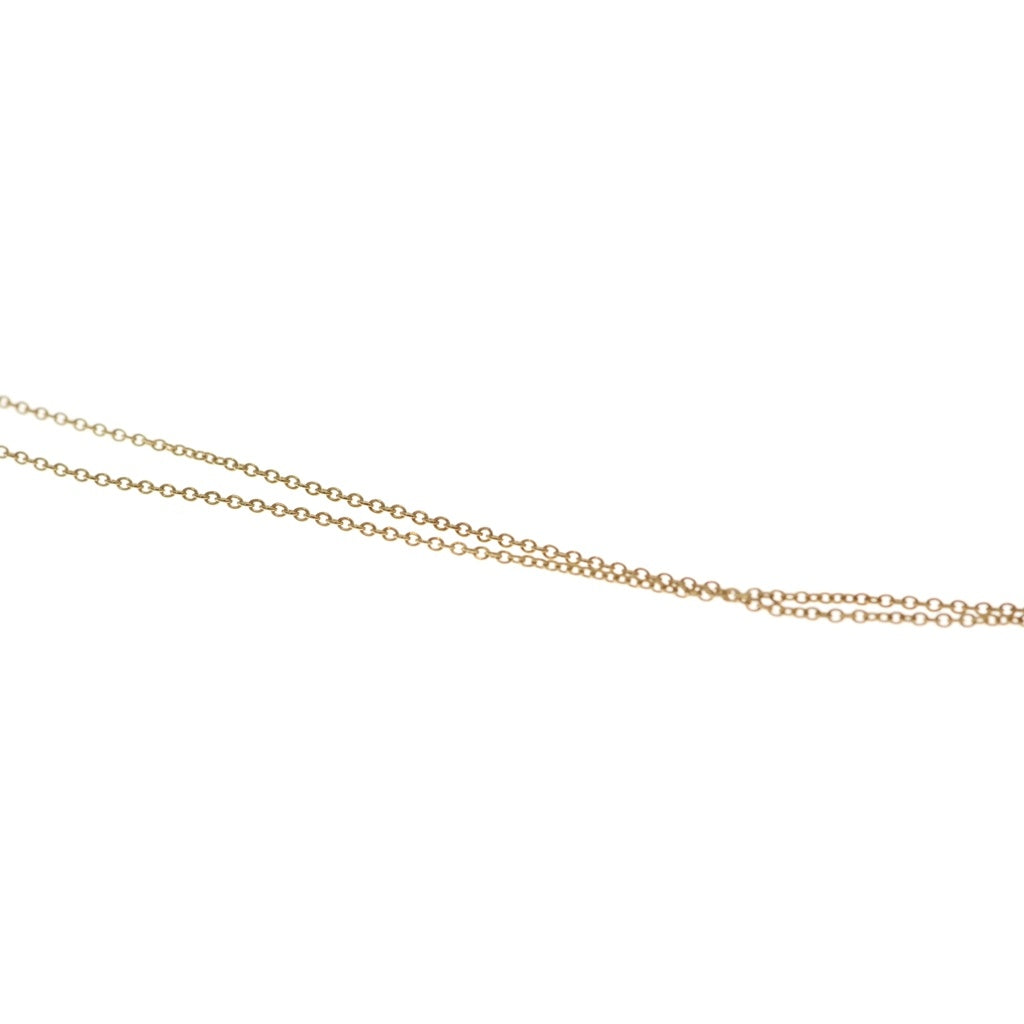 TIFFANY & Co.(ティファニー) エルサペレッティ ビーンズ ネックレス ペンダント チェーン イエローゴールド Au750 レディース