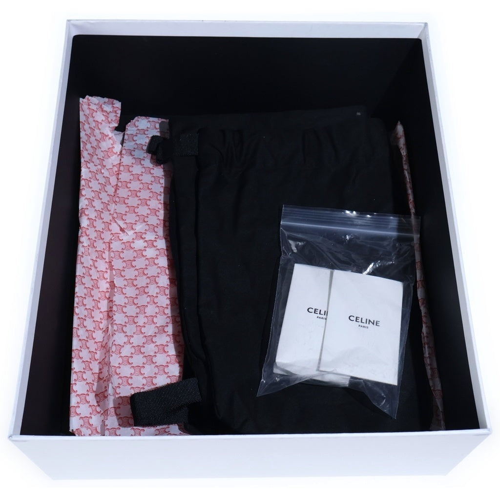 CELINE(セリーヌ) ブロック スニーカー 厚底 ローカット レザー ホワイト RM1212 レディース