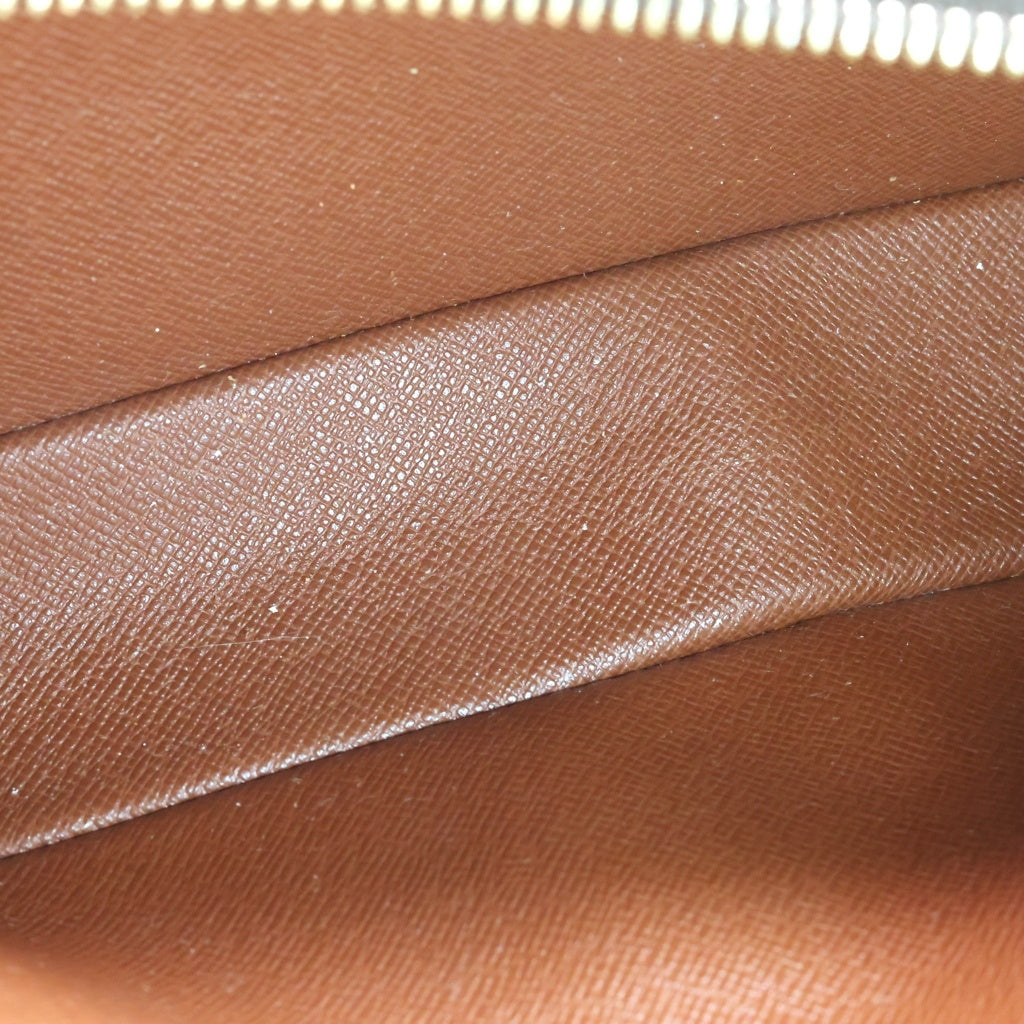 LOUIS VUITTON(ルイヴィトン) モノグラム ポシェット・シテ ショルダーバッグ ブラウン レザー×PVC M51183 ゴールド金具 レディース