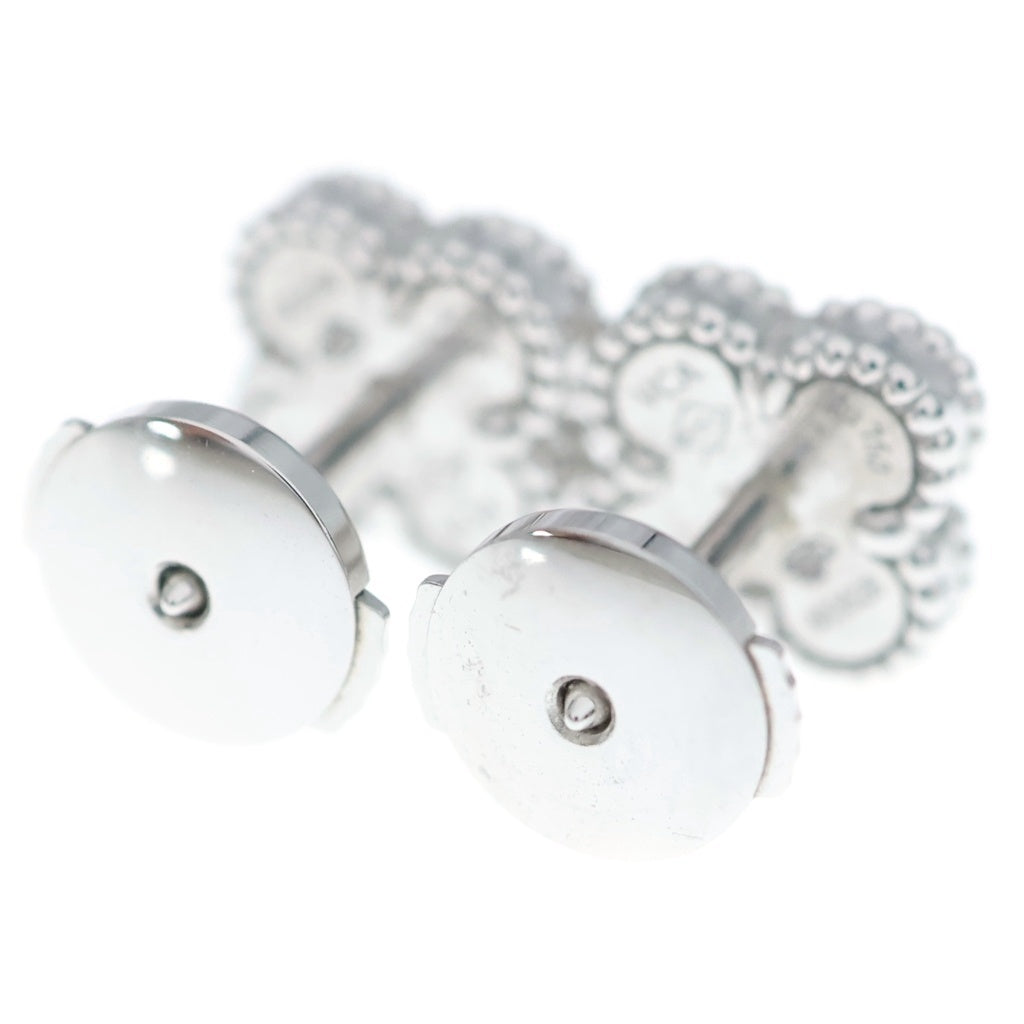 Van Cleef & Arpels(ヴァンクリーフアンドアーペル) スウィートアルハンブラ マザーオブパール ホワイトゴールド ピアス Au750WG VCARG12000 レディース