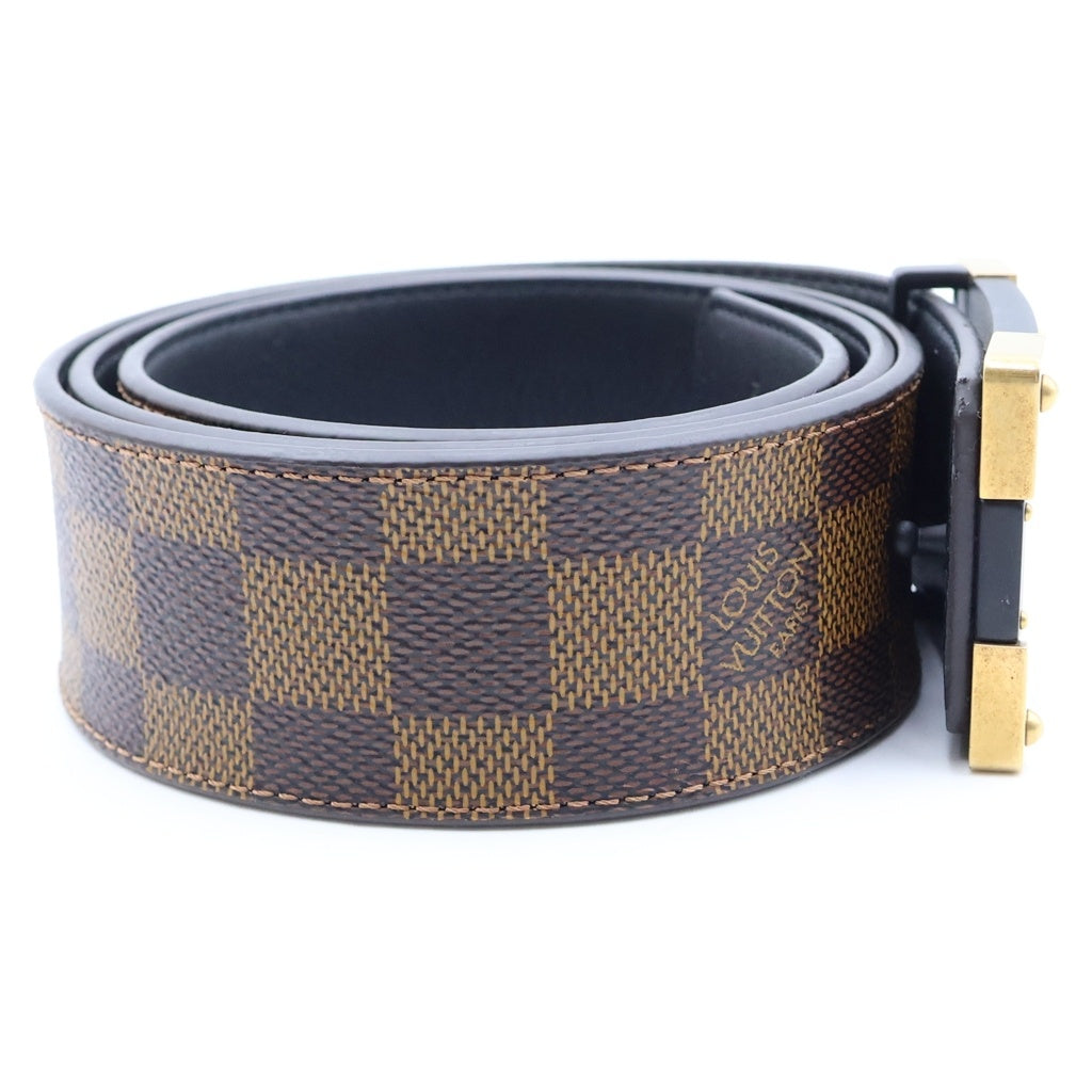 LOUIS VUITTON(ルイヴィトン) ダミエ サンチュール・ネオ トランク レザーベルト ブラウン M0185 ゴールド金具
