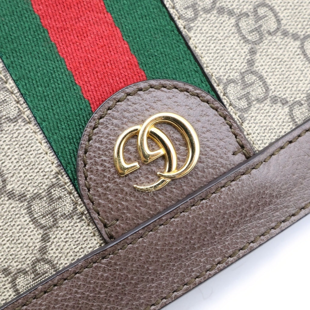 GUCCI(グッチ) オフィディア GGスモールショルダーバッグ ベージュ×ブラウン 503877 レディース