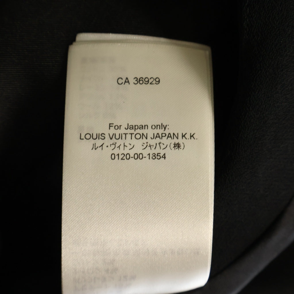 LOUIS VUITTON(ルイヴィトン) 22SS Chain Sleeveless Dress チェーン装飾 ノースリーブドレス ワンピース フロントジップ ツイード ブラック RW221B NJ0 FMDB29 レディース