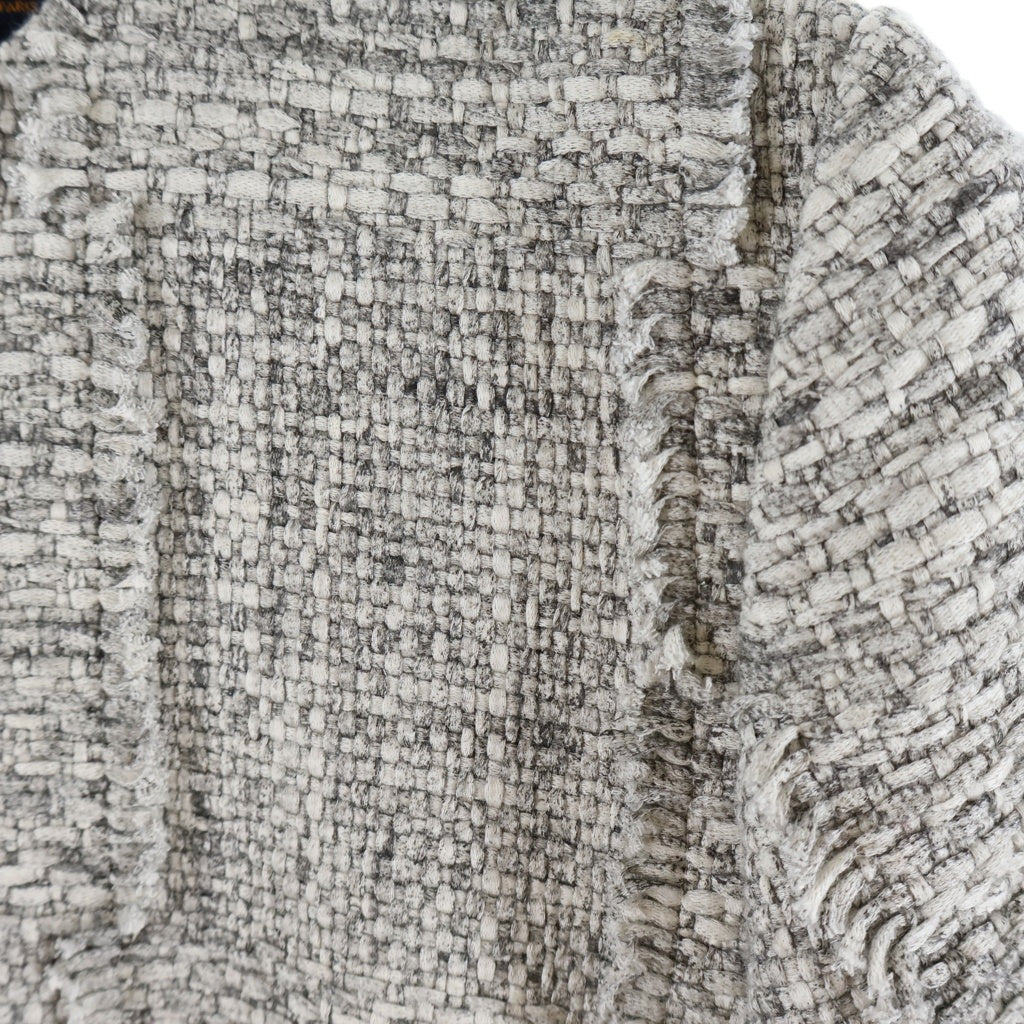 LOUIS VUITTON(ルイヴィトン) ワンピース ノーカラー ツイード グレー RW221B MR2 FMRO77 レディース