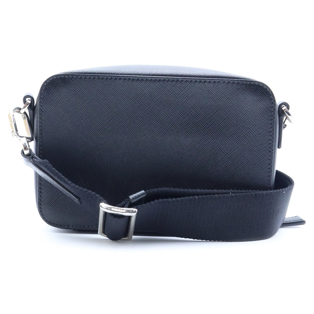 PRADA(プラダ) カメラバッグ ショルダーバッグ ブラック サフィアーノレザー 2VH173 シルバー金具 レディース