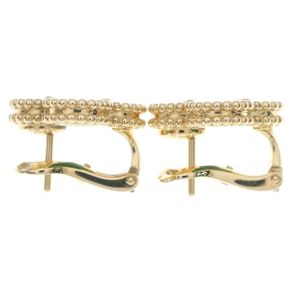 Van Cleef & Arpels(ヴァンクリーフアンドアーペル) ヴィンテージアルハンブラ マラカイト ピアス グリーン×イエローゴールド Au750YG VCARO3QL00 レディース