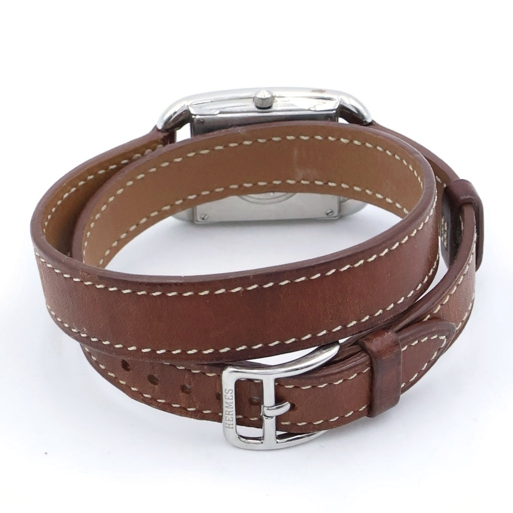 HERMES(エルメス) ケープコッド SS/QZ ステンレススチール クォーツ 革ベルト 白文字盤 CC1.210 レディース