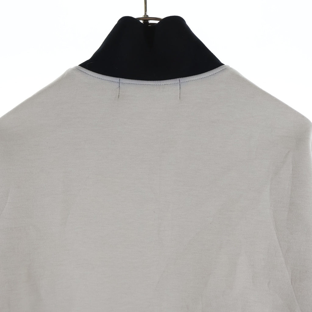 CULLNI(クルニ) HALF ZIP PULLOVER STUDIOUS別注 ハーフジッププルオーバースウェット セーター グレー CU-011-ST
