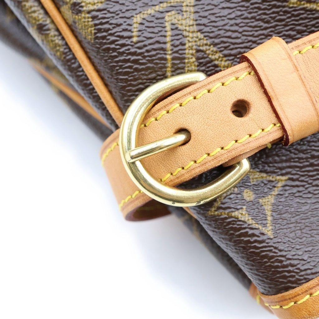 LOUIS VUITTON(ルイヴィトン) モノグラム バティニョール オリゾンタル PVC レザー ショルダー トートバッグ ブラウン M51154 レディース