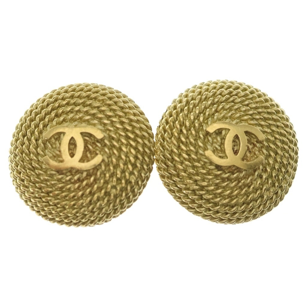 CHANEL(シャネル) ココマーク イヤリング ラウンド 95P GP メッキ ゴールド レディース