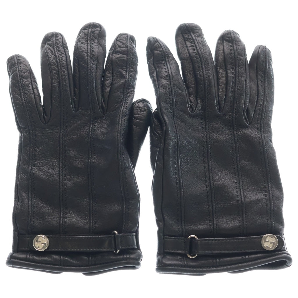 GUCCI(グッチ) ■グローブ GG金具 レザー #8・1/2