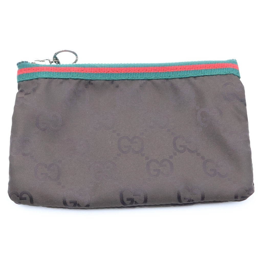 GUCCI(グッチ) GG柄 ポータブルハット ブラウン ナイロン 233940 FJ70N