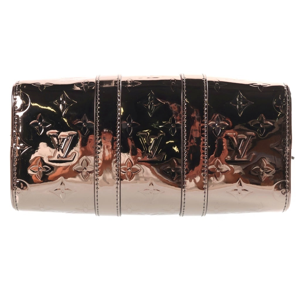LOUIS VUITTON(ルイヴィトン) モノグラムミラー キーポル バンドリエール25 メタリックレザー 2WAY ハンド ショルダーバッグ シルバー金具 ガンメタ M26903 レディース