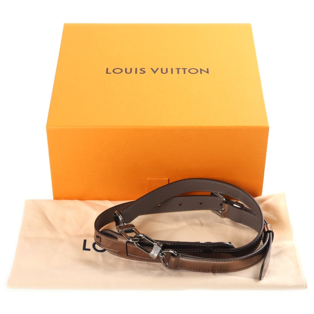 LOUIS VUITTON(ルイヴィトン) モノグラムミラー キーポル バンドリエール25 メタリックレザー 2WAY ハンド ショルダーバッグ シルバー金具 ガンメタ M26903 レディース