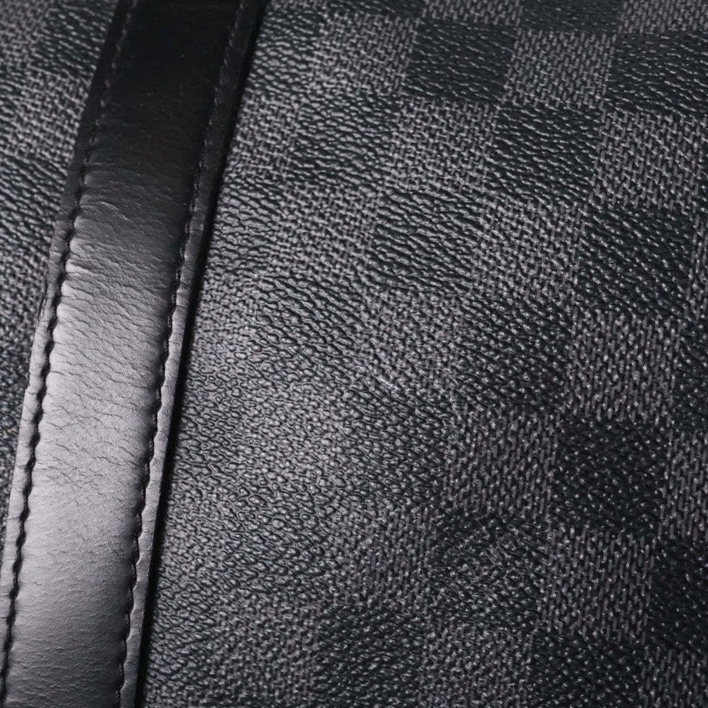 LOUIS VUITTON(ルイヴィトン) ダミエグラフィット キーポルバンドリエール55 ボストンバッグ ハンドバッグ ショルダーバッグ 2WAY ブラック PVC×レザー N41413