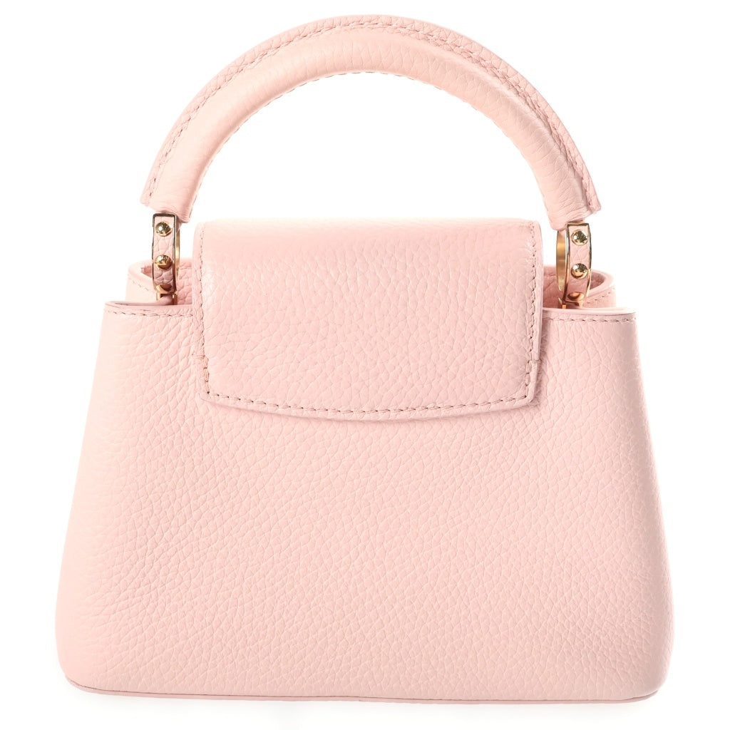 LOUIS VUITTON(ルイヴィトン) ヴィトン パルナセア カプシーヌMINI 2WAYハンドバッグ ショルダーバッグ ピンク レザー M24544 ゴールド金具 レディース