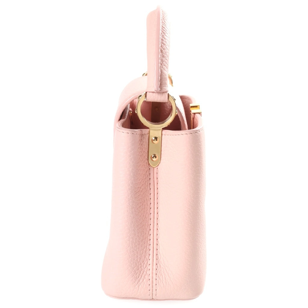 LOUIS VUITTON(ルイヴィトン) ヴィトン パルナセア カプシーヌMINI 2WAYハンドバッグ ショルダーバッグ ピンク レザー M24544 ゴールド金具 レディース