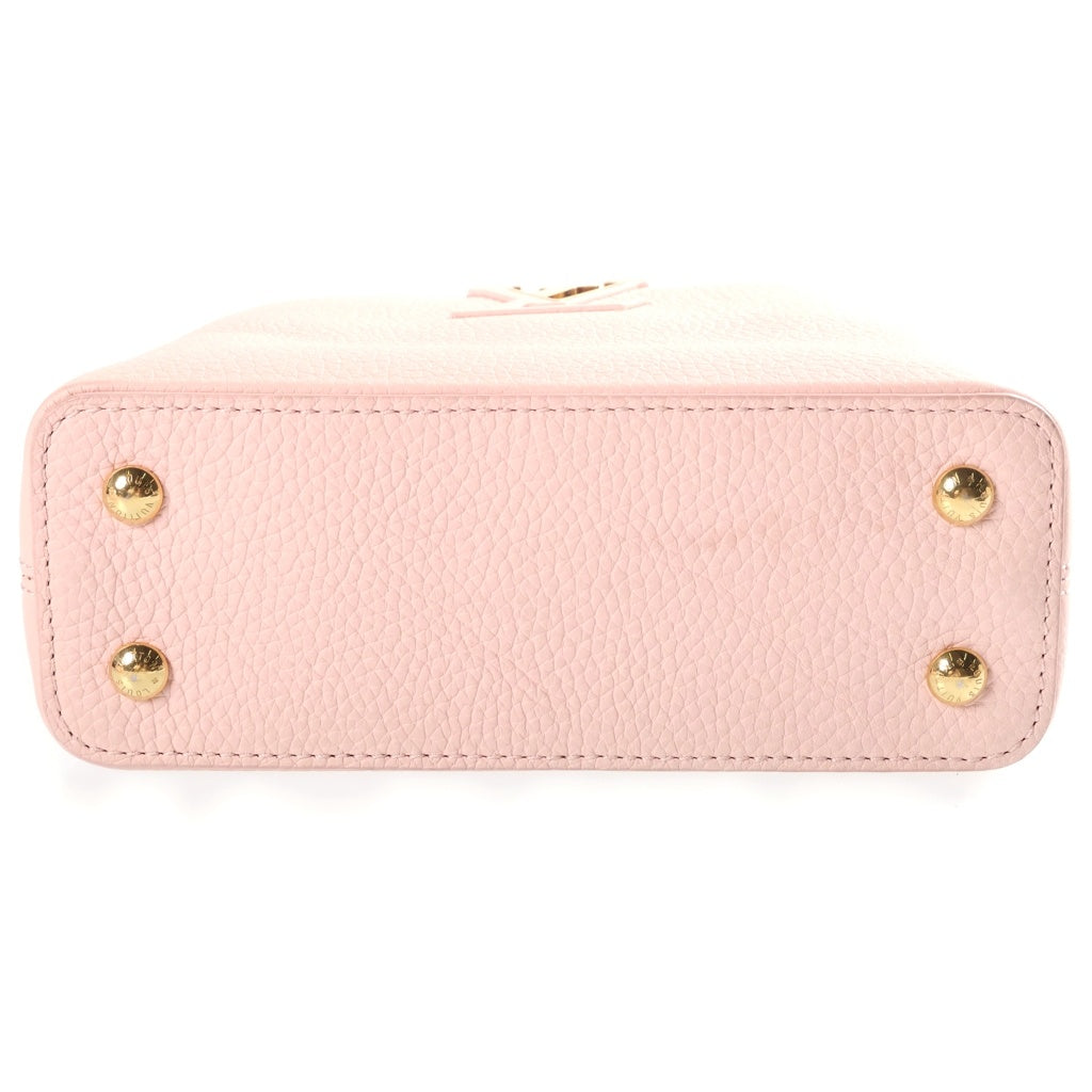 LOUIS VUITTON(ルイヴィトン) ヴィトン パルナセア カプシーヌMINI 2WAYハンドバッグ ショルダーバッグ ピンク レザー M24544 ゴールド金具 レディース