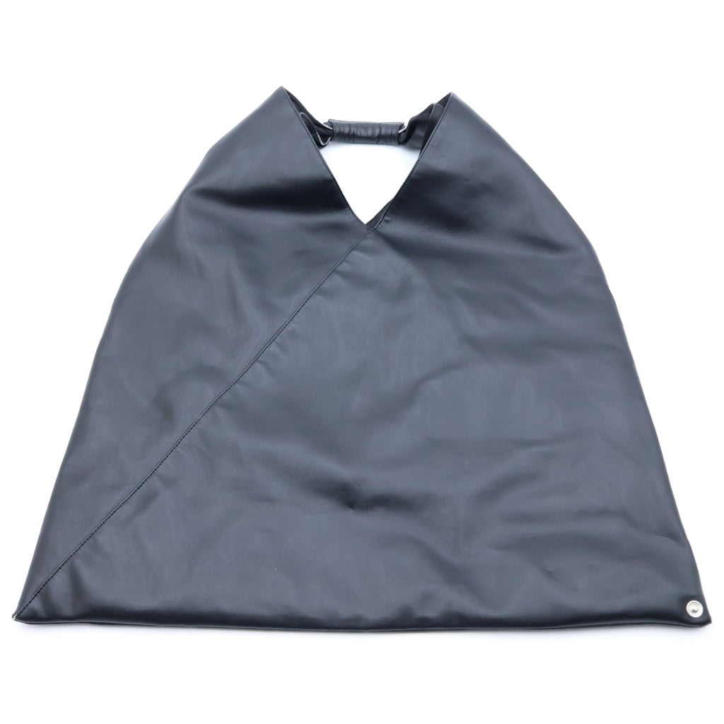MM6 Maison Margiela(エムエムシックスメゾンマルジェラ) 20SS ジャパニーズ トート ミディアム フェイクレザー ハンドバッグ ブラック S54WD0039 P2260 レディース
