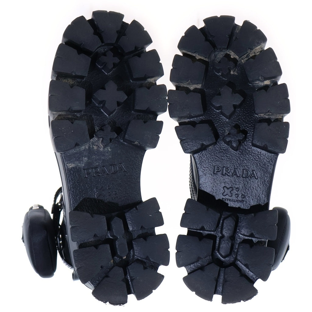 PRADA(プラダ) ■モノリス ブーツ 黒 #35・1/2 レディース
