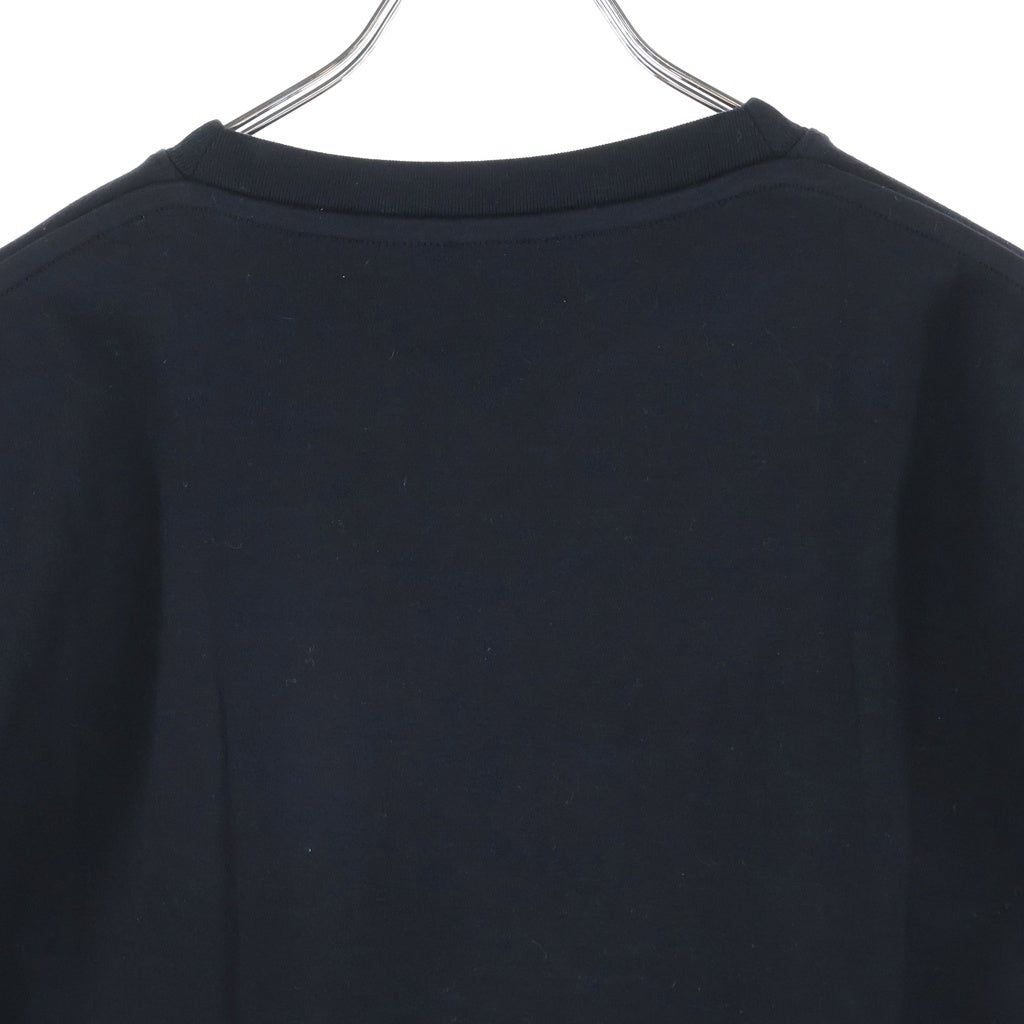 LOEWE(ロエベ) アナグラム刺繍 クルーネック半袖Tシャツ カットソー ブラック #XS 1727170 レディース