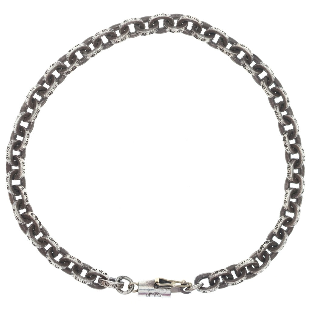 CHROME HEARTS(クロムハーツ) ■ペーパーチェーンブレスレット 925×14K 全長約21cm