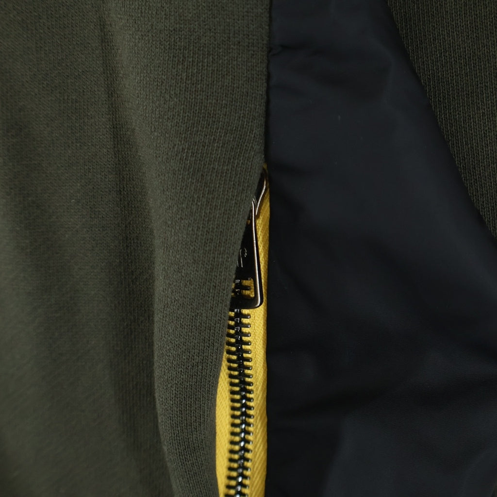 MONCLER(モンクレール) ■スウェット サイドジップ ロング 長袖 カーキ
