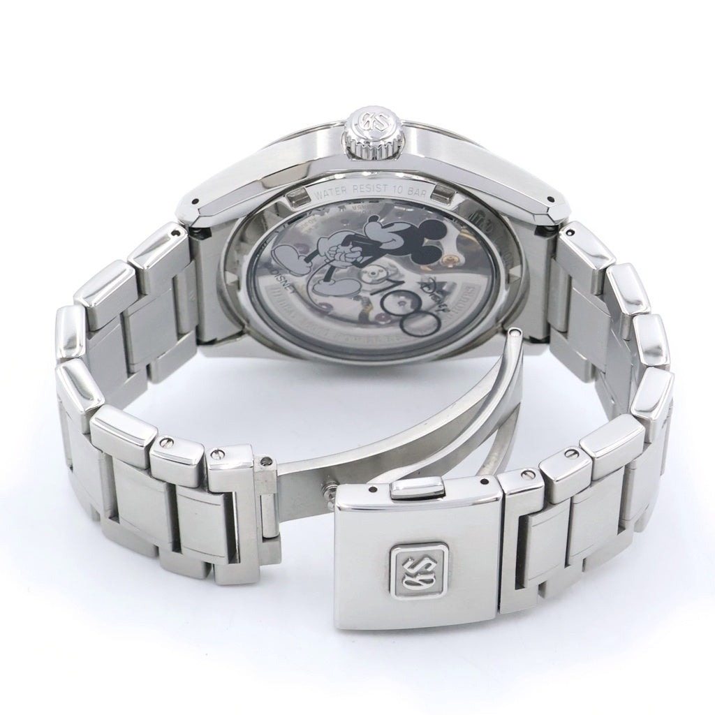 GRAND SEIKO(グランドセイコー) グランドセイコー ディズニー100リミテッドエディション 腕時計 グリーン文字盤 シルバー SS/AT SLGH025