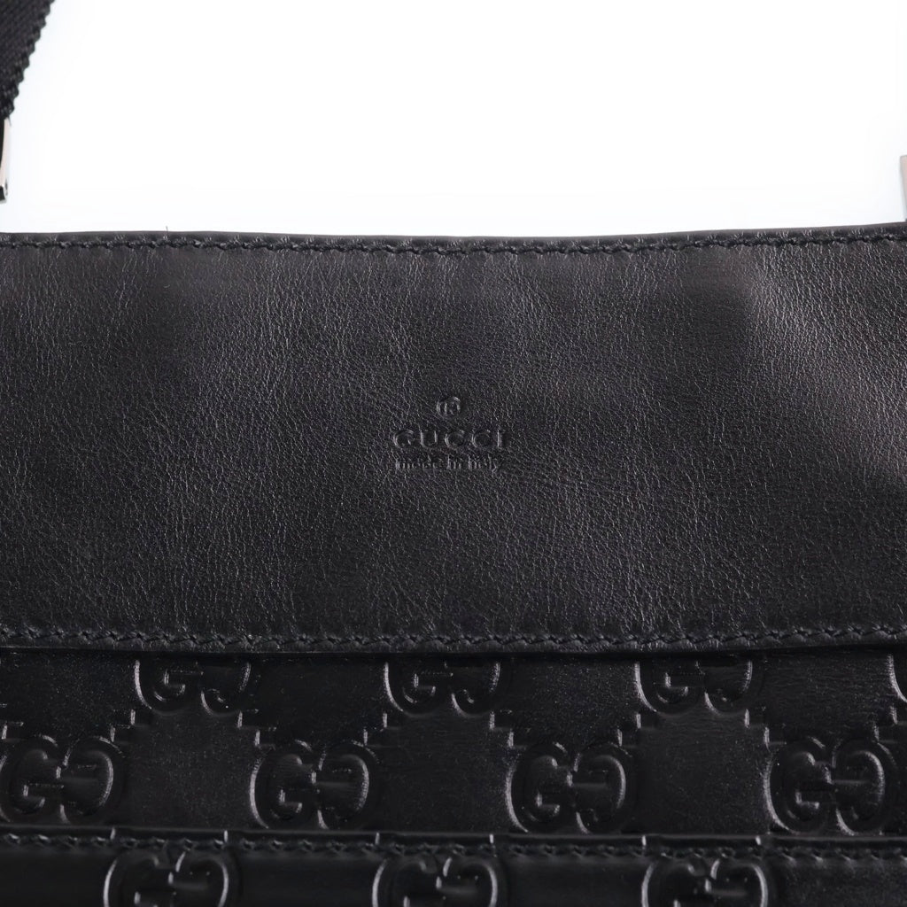 GUCCI(グッチ) グッチシマ ショルダーバッグ ブラック レザー 27639 レディース