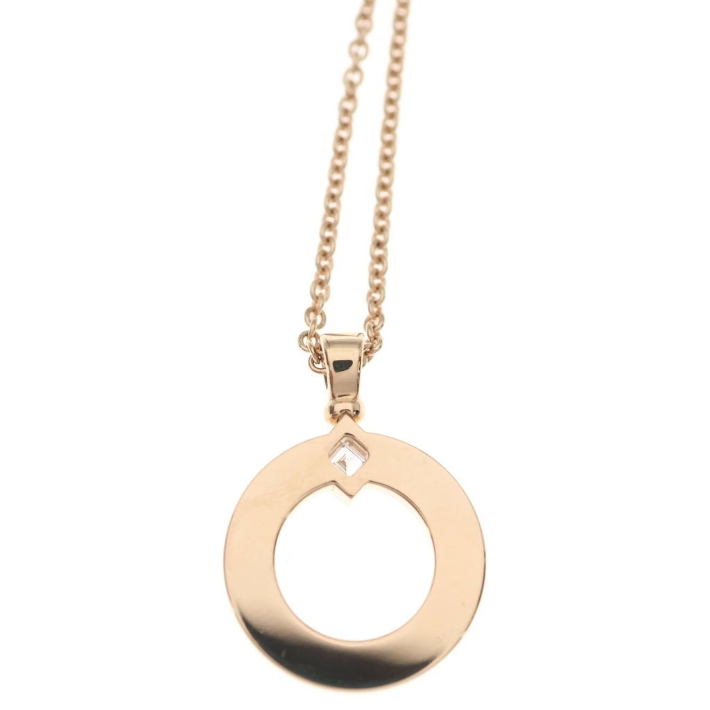 BVLGARI(ブルガリ) ブルガリブルガリ 1Pダイヤ ネックレス Au750PG 9.2g レディース