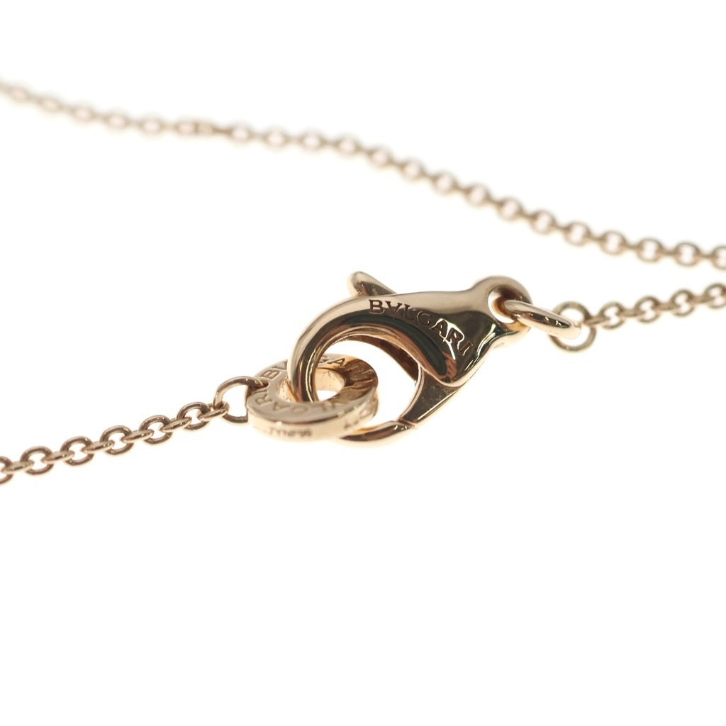 BVLGARI(ブルガリ) ブルガリブルガリ 1Pダイヤ ネックレス Au750PG 9.2g レディース