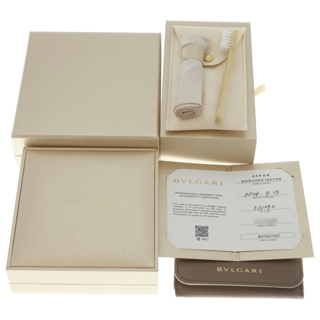 BVLGARI(ブルガリ) ディーヴァドリーム マラカイト パヴェダイヤモンド ネックレス Au750PG ピンクゴールド レディース