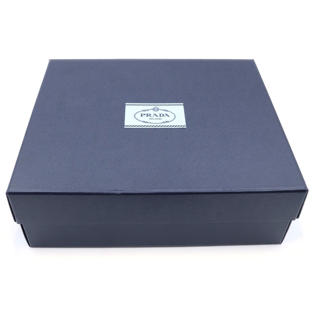 PRADA(プラダ) Re-Nylon リナイロン トライアングルロゴプレート ベースボールキャップ 帽子 ブラック ゴールド金具 1HC274 レディース