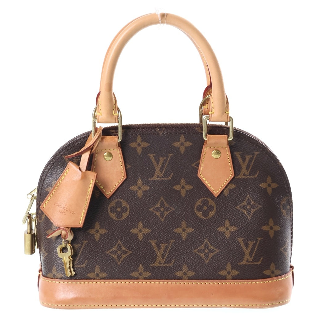 LOUIS VUITTON(ルイヴィトン) モノグラム アルマBB PVC レザー ハンドバッグ ブラウン M46990 レディース