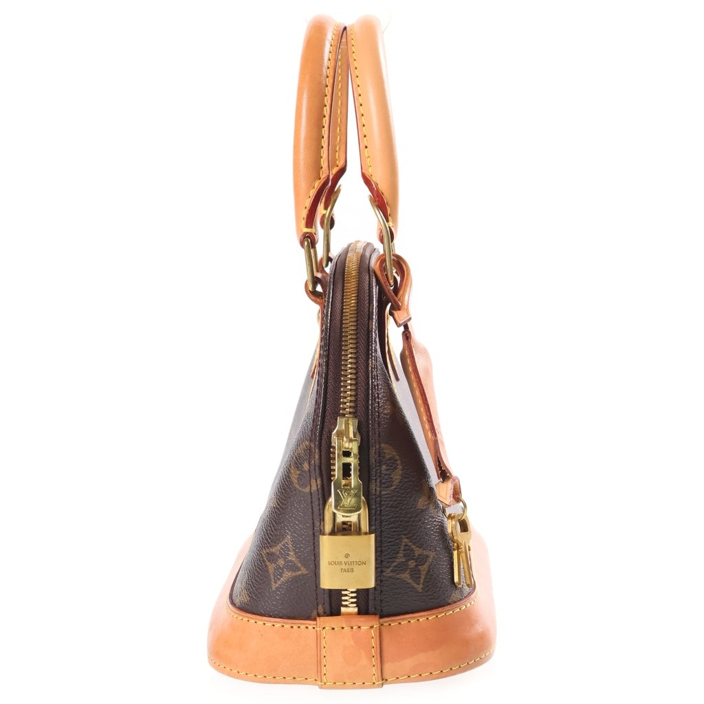 LOUIS VUITTON(ルイヴィトン) モノグラム アルマBB PVC レザー ハンドバッグ ブラウン M46990 レディース