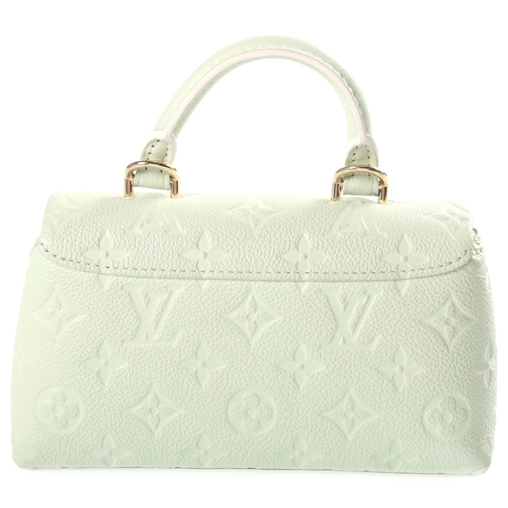 LOUIS VUITTON(ルイヴィトン) モノグラム アンプラント ナノ・マドレーヌ ハンドバッグ ショルダーバッグ レザー ライトグリーン M12145 ICタイプ レディース