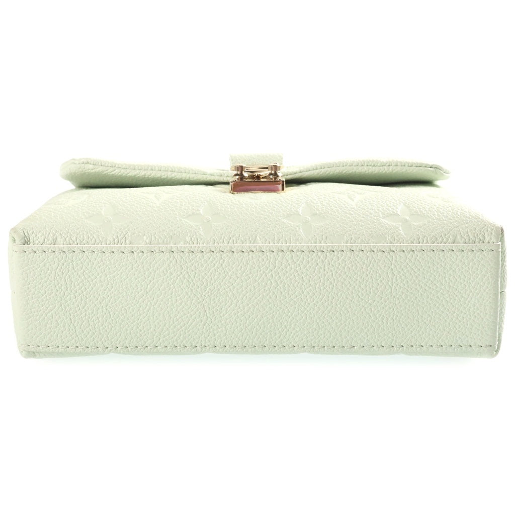 LOUIS VUITTON(ルイヴィトン) モノグラム アンプラント ナノ・マドレーヌ ハンドバッグ ショルダーバッグ レザー ライトグリーン M12145 ICタイプ レディース