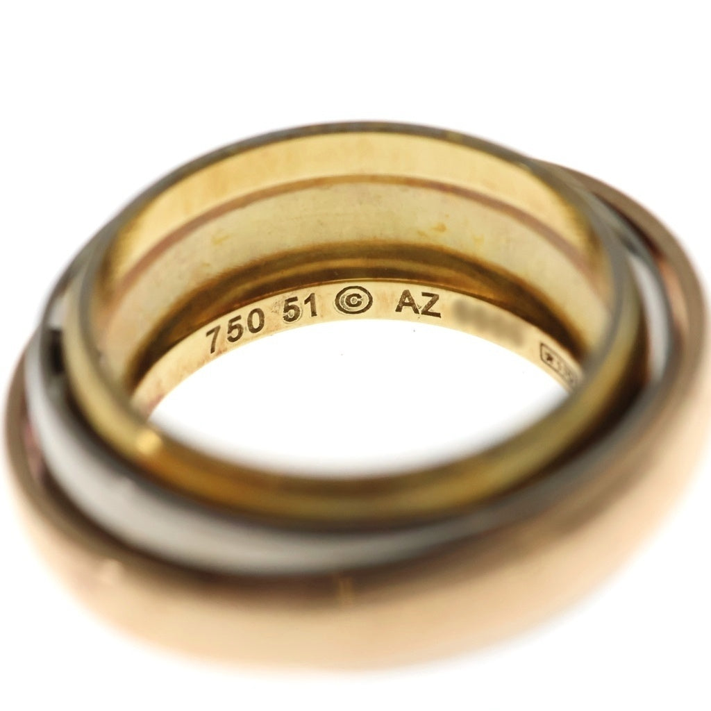 Cartier(カルティエ) 2002年クリスマス限定 トリニティ マストエッセンス リング 指輪 750YG/PG/WG イエロー/ピンク/ホワイトゴールド レディース