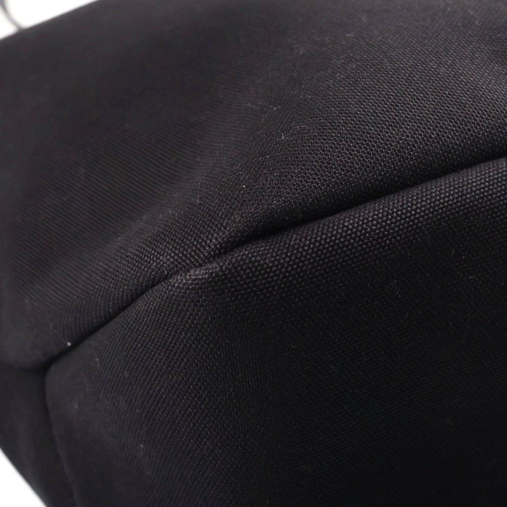PRADA(プラダ) ロボット トートバッグ ハンドバッグ ブラック×レッド キャンバス×レザー1BG220 レディース