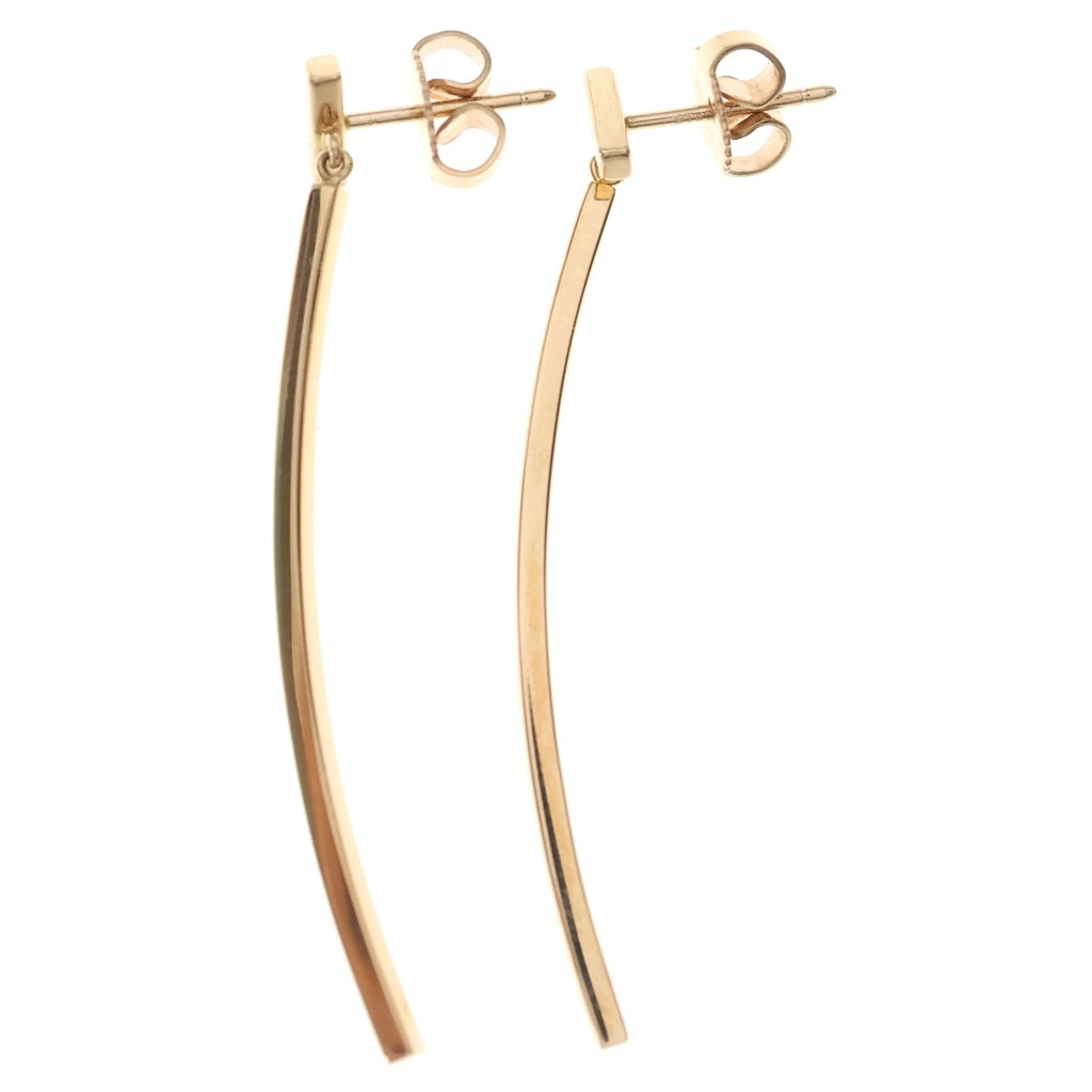 TIFFANY & Co.(ティファニー) Tワイヤー バー ドロップピアス K18PG ピンクゴールド 62271876 レディース