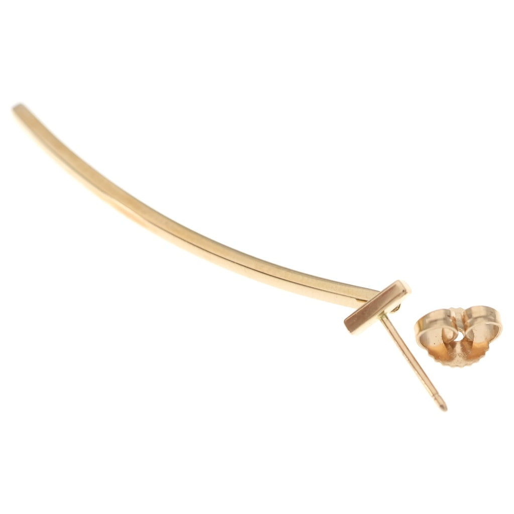 TIFFANY & Co.(ティファニー) Tワイヤー バー ドロップピアス K18PG ピンクゴールド 62271876 レディース