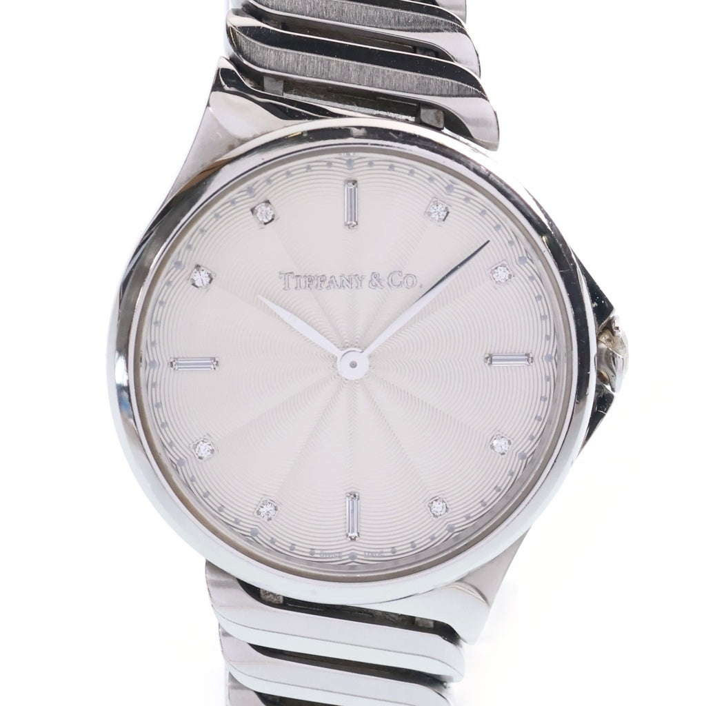 TIFFANY & Co.(ティファニー) メトロ 2ハンド 白文字盤 SS/QZ 60874794 レディース
