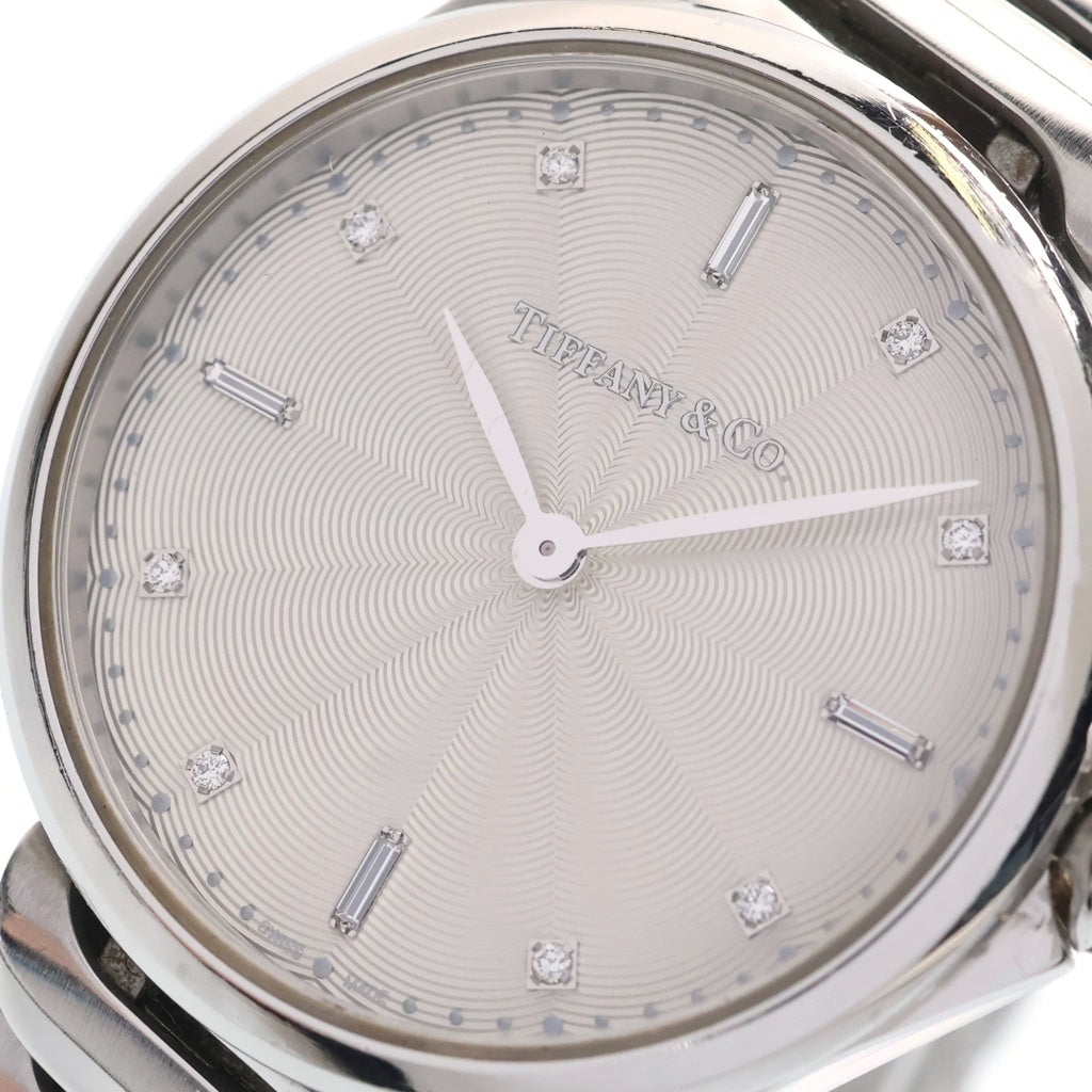 TIFFANY & Co.(ティファニー) メトロ 2ハンド 白文字盤 SS/QZ 60874794 レディース