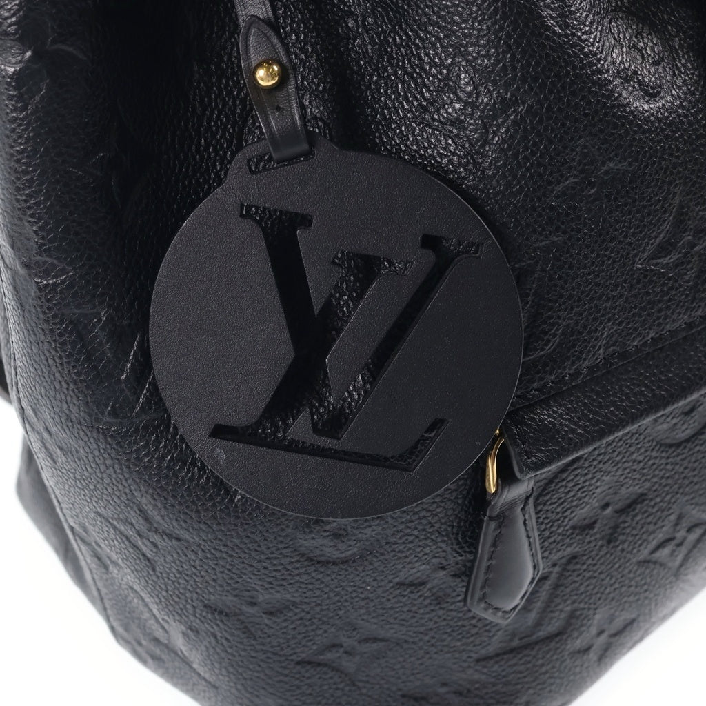 LOUIS VUITTON(ルイヴィトン) モノグラム アンプラント モンスリPM バックパック リュックサック レザー ブラック M45205 レディース