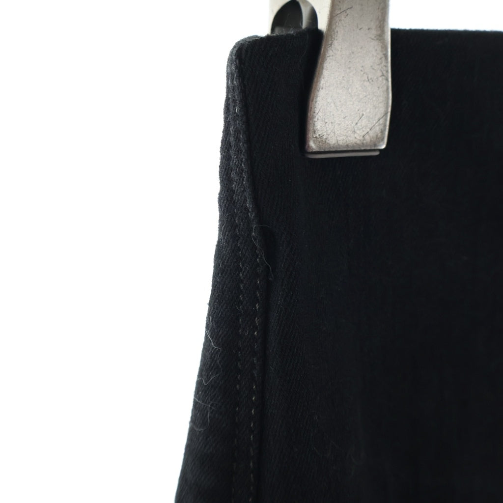 Rick Owens(リックオウエンス) 24SS Lido Dirt Pillar Denim Maxi Skirt リド ダート ピラー デニム タイトロング スカート ブラック レディース RO01D2344-SBB
