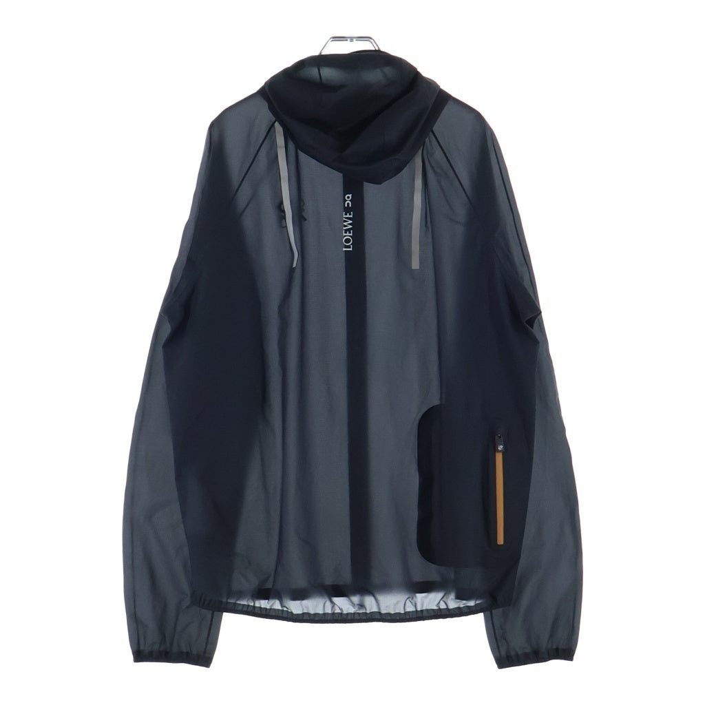 LOEWE(ロエベ) ×On Ultra Jacket オン ウルトラ ロゴプリント リップストップ ナイロン ジップアップ ジャケット ブラック 1ME12130553