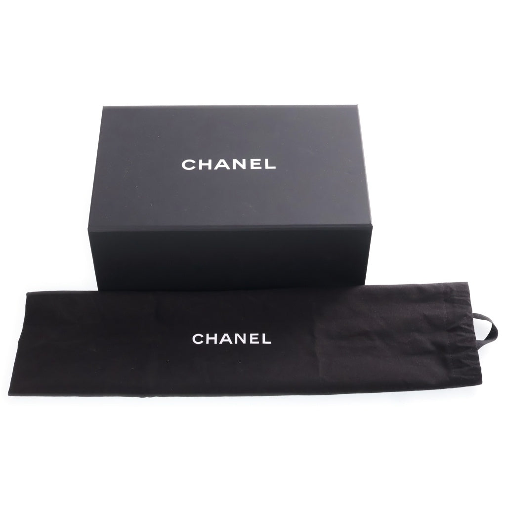CHANEL(シャネル) マトラッセ バニティチェーンバッグ ネイビー デニム SV金具 レディース