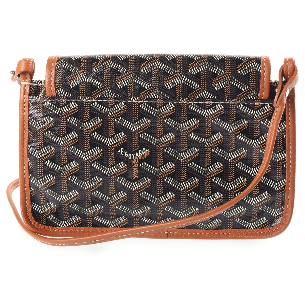 GOYARD(ゴヤール) プリュメ ショルダーバッグ ブラウン PVC×レザー レディース