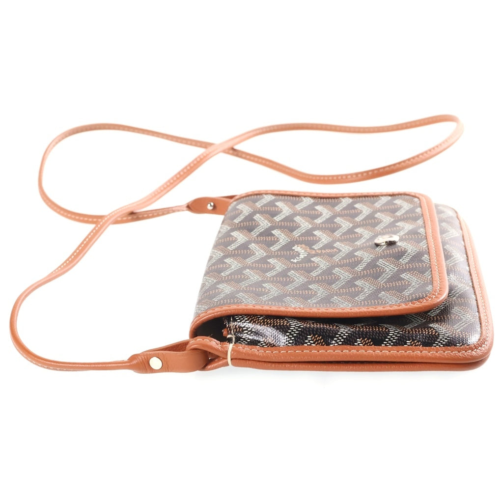 GOYARD(ゴヤール) プリュメ ショルダーバッグ ブラウン PVC×レザー レディース