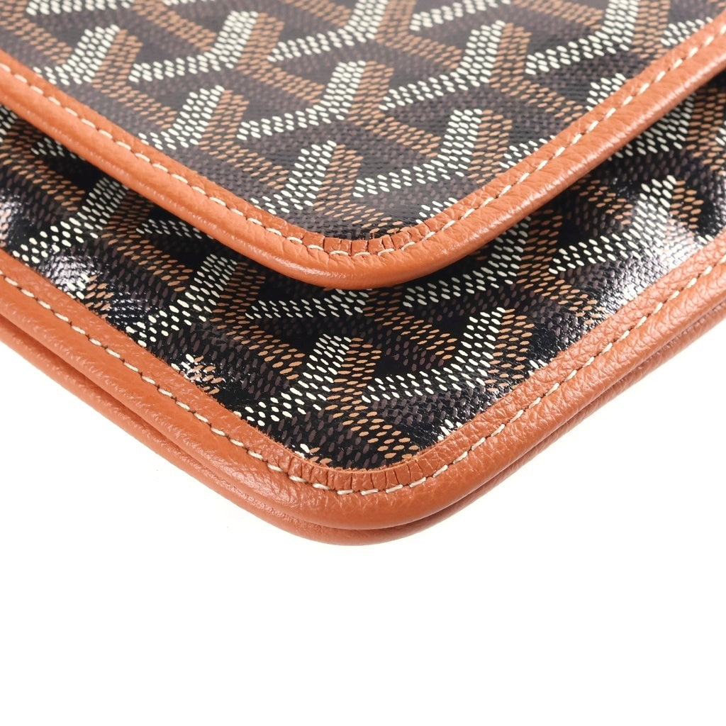 GOYARD(ゴヤール) プリュメ ショルダーバッグ ブラウン PVC×レザー レディース